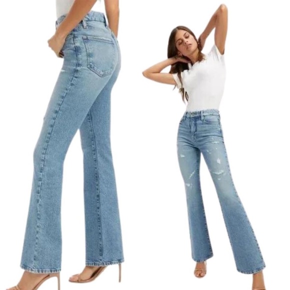 Good American Good Classic Slim Bootcut Jeans Indigo046
GC062T 8/29 Kardashians - Picture 14 of 15